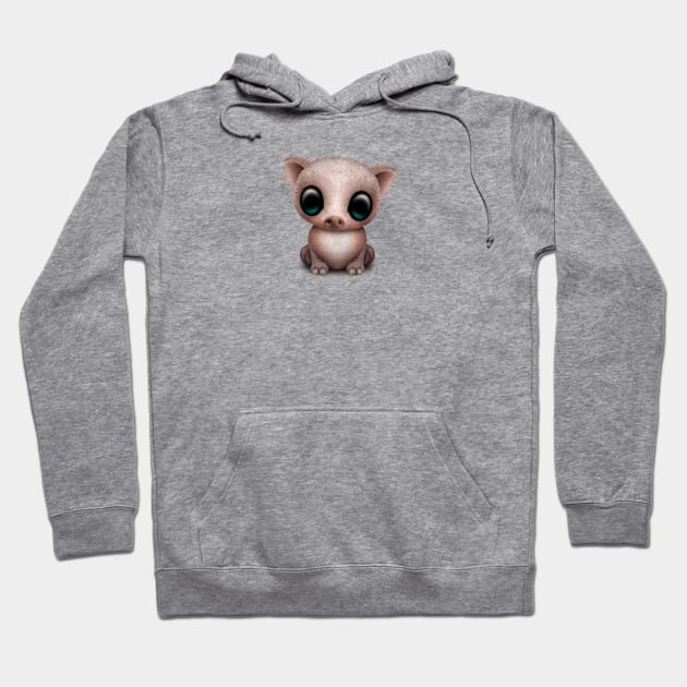 Cute Baby Pig Hoodie by jeffbartels